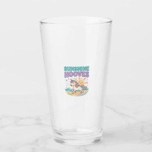Copo De Pint Camiseta Gráfica Tendência Cascos Unicórnio Sunshi