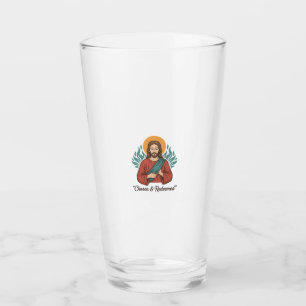 Copo De Pint Camiseta Vintage Cristã Jesus Escolhido e Resgatad