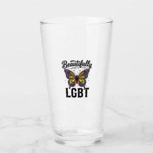 Copo De Pint Camiseta Vintage Orgulho Borboleta LGBT Maravilhos