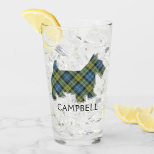 Copo De Pint Campbell Family Tartan Scottie Dog