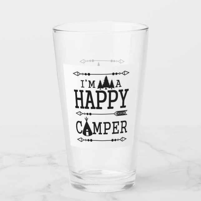 COPO DE PINT ****CAMPER FELIZ DE DUPLO CAMPO**** (Frente)