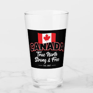 Copo De Pint "Canadá verdadeiro norte forte e livre leste. 1867