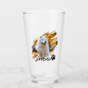 Copo De Pint Caneca com Foto e Nome de Animal de Estimação Pers