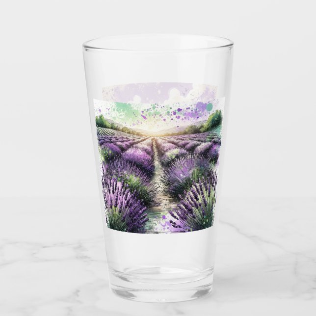 Copo De Pint Caneca Serenidade Flor de Lavanda (Frente)
