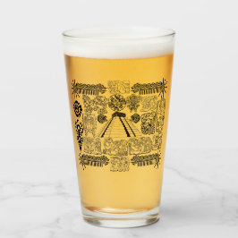 Copo De Pint Caneca Símbolos Maias