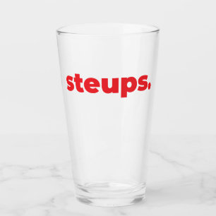Copo De Pint Caneca Steups - Vermelha