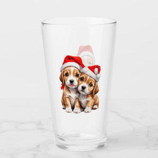 Copo De Pint Canina de Natal