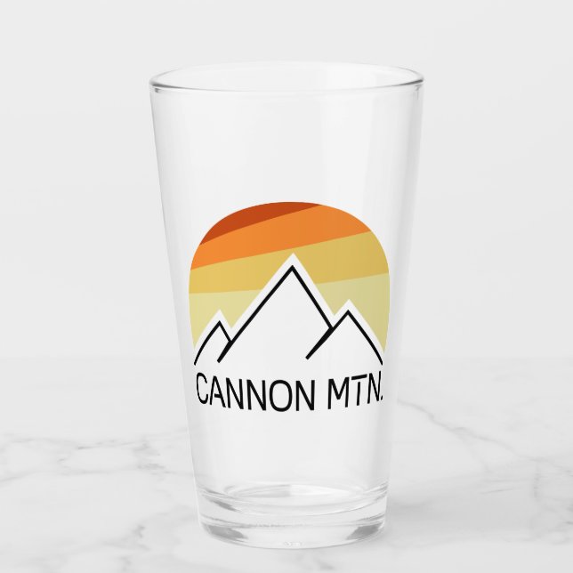 Copo De Pint Cannon Mountain New Hampshire Retro (Frente)