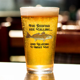 Copo De Pint Cantarilho Engraçado Chamando Peixe Pescador