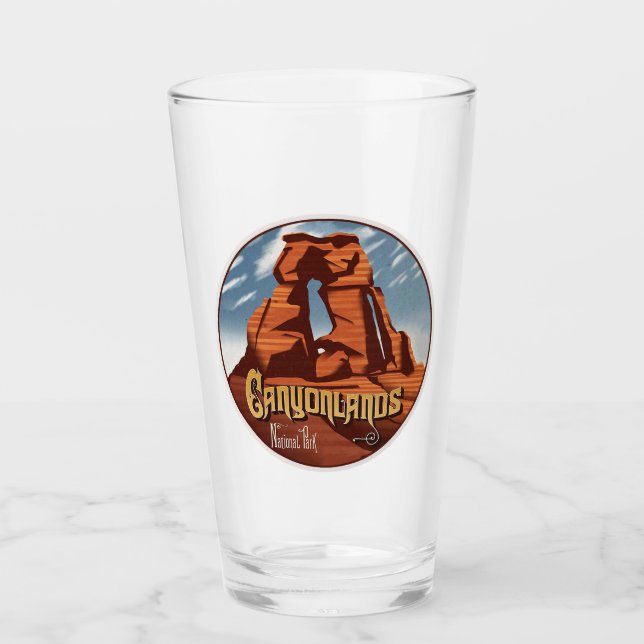 Copo De Pint Canyonlands National Park Pint Glass (Frente)