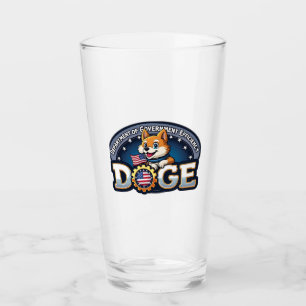 Copo De Pint Cão Do Departamento De Eficiência Do Governo