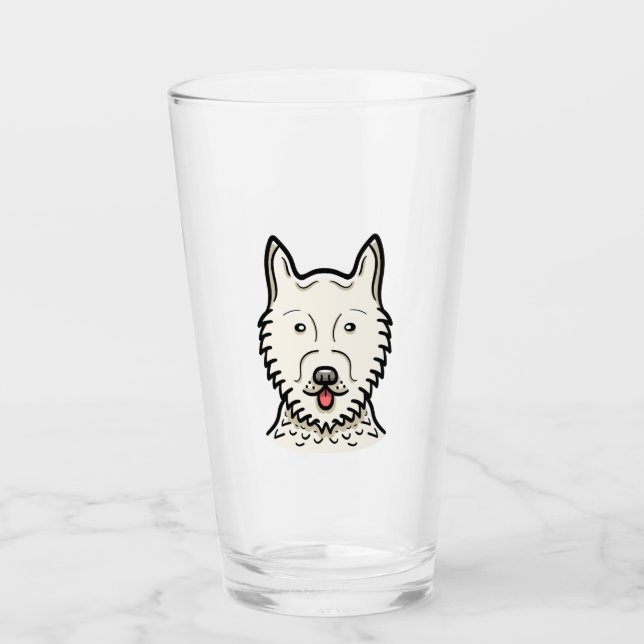 Copo De Pint Cão esquimó americano (Frente)
