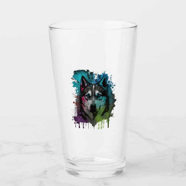 Copo De Pint Cão rouco (Frente)