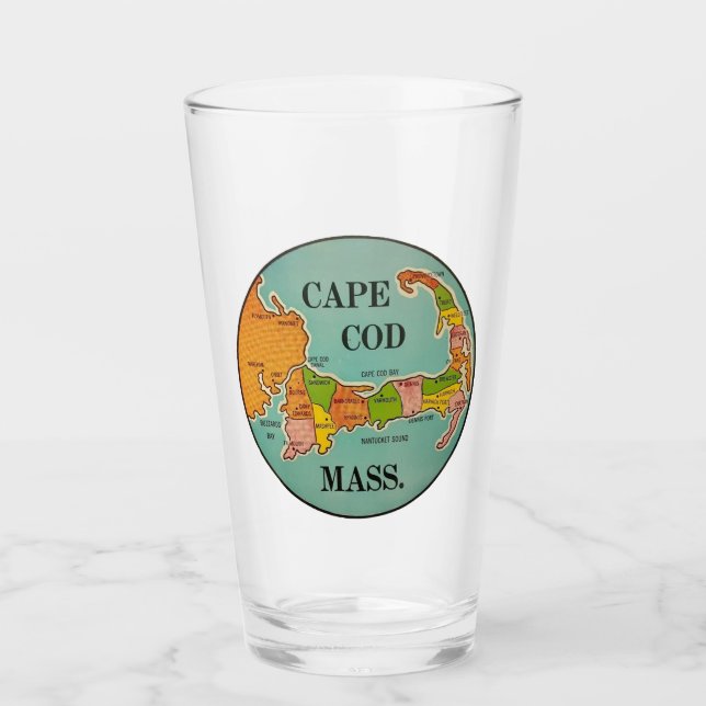 Copo De Pint Cape Cod, Massachusetts - Pint Glass (Frente)