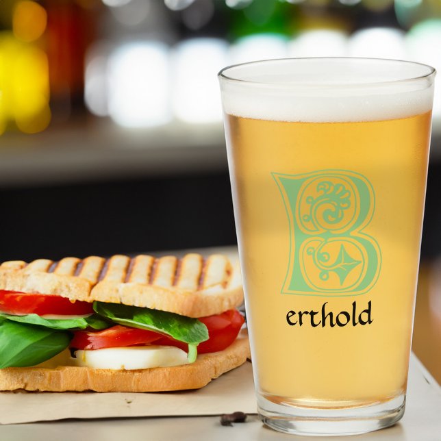 Copo De Pint Capital Decorativo Botânico Medieval B (Criador carregado)