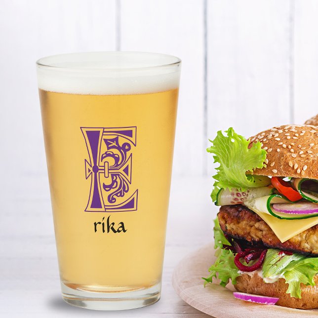 Copo De Pint Capital Decorativo Botânico Medieval E (Criador carregado)