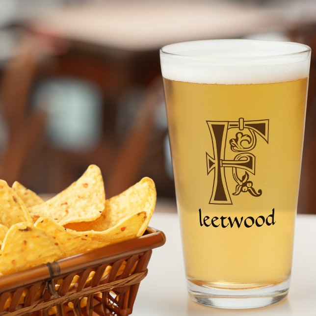 Copo De Pint Capital Decorativo Botânico Medieval F (Criador carregado)