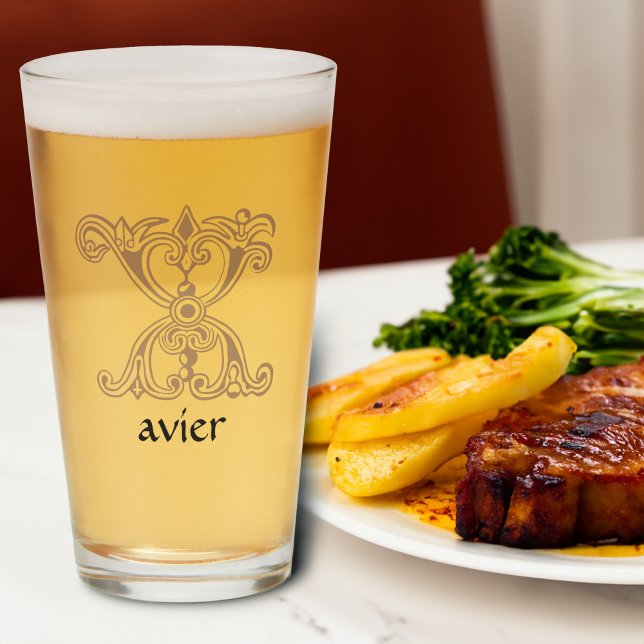 Copo De Pint Capital Decorativo Botânico Medieval X (Criador carregado)