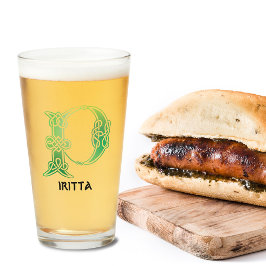 Copo De Pint Capital Decorativo do Nó Celta do século XVI P