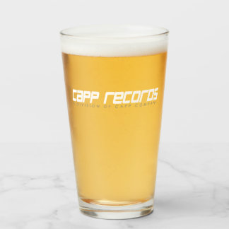 Copo De Pint CAPP Records Beer Glass
