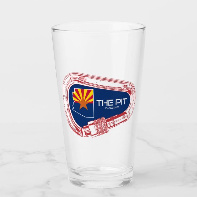 Copo De Pint Carabineiro de subida da Arizona de Pit Flagstaff (Frente)
