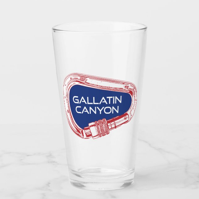 Copo De Pint Carabineiro de subida de galatin Canyon Montana (Frente)