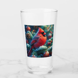 Copo De Pint Cardeal de Natal/Inverno