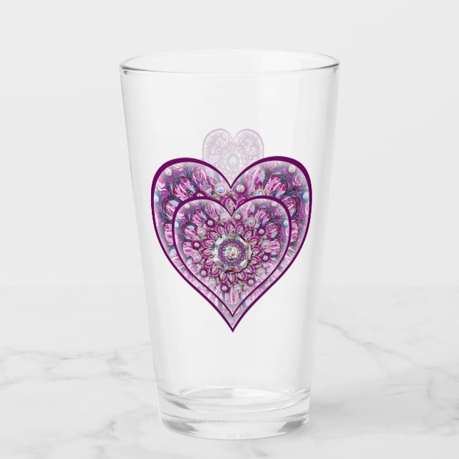 Copo De Pint Cardinal Red Rosace (Frente)