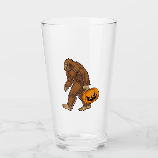 Copo De Pint Carregando Sasquatch Bigfoot (Frente)