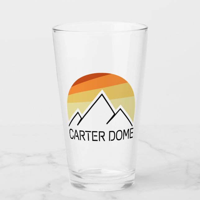 Copo De Pint Carter Dome New Hampshire Retro (Frente)
