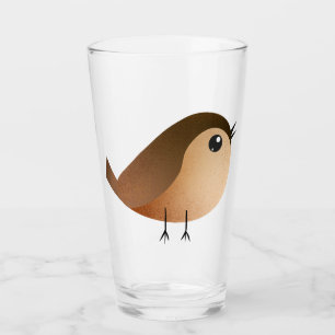 Copo De Pint Cartografia de Pássaro Sparrow