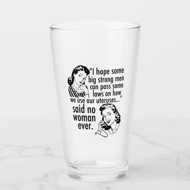 Copo De Pint Cartografia Política Retroativa do Humor de Escolh (Frente)