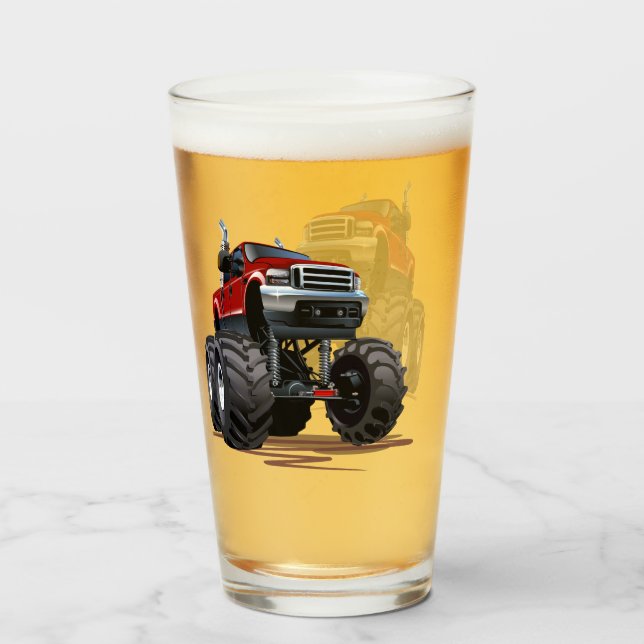 Copo De Pint Cartoon (Traseira (Preenchido))