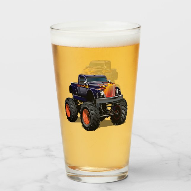 Copo De Pint Cartoon (Traseira (Preenchido))