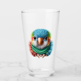 Copo De Pint Cartoon Adorável Fluffy Happy Baby Parrot