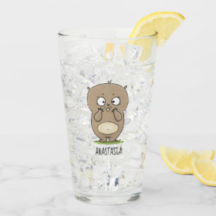 Copo De Pint Cartoon de hamster adorável