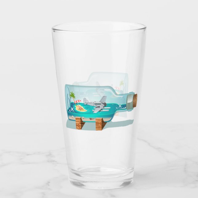 Copo De Pint Cartoon Garrafa de Souvenir (Frente)