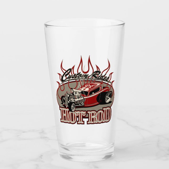 Copo De Pint Caryoon hot rod (Frente)