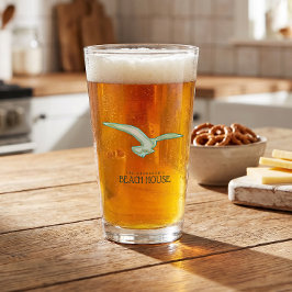 Copo De Pint Casa de Praia Seagull Aqua Azul ID623
