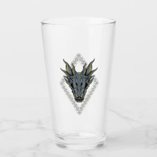 Copo De Pint CASA DO DRAGÃO Crest. Diamantes Do Crânio