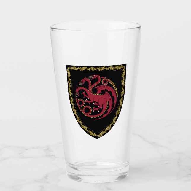 Copo De Pint CASA DO DRAGÃO | House Targaryen Crest (Frente)