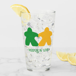 Copo De Pint Casais Apaixonados, Tumbler Verde e Amarelo