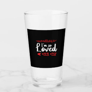 Copo De Pint Casal Arte Eu Sou Tão Amado