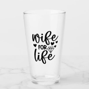 Copo De Pint Casamento da Esposa para Esposa da Vida