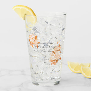 Copo De Pint Casamento Dourado Elegante