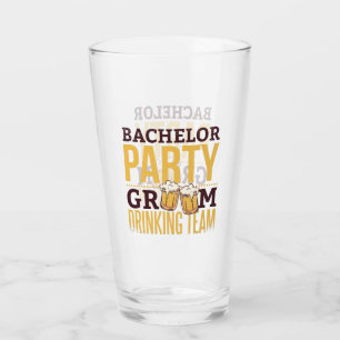 Copo De Pint Casamento Engraçado da Equipe de Bebendos do Bach