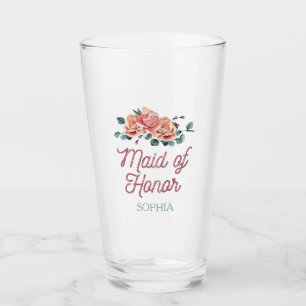 Copo De Pint Casamento vintage Flores Madrinha de casamento Vid