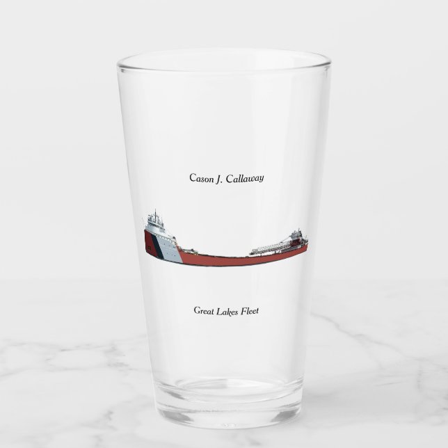 Copo De Pint Cason J. Callaway glass (Frente)