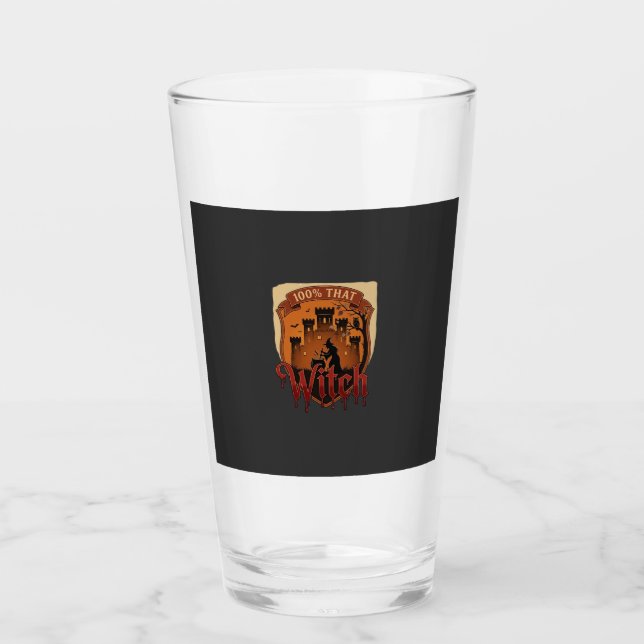Copo De Pint Castelo de Bruxa Caldeirão Coruja Morcegos_1 (Frente)