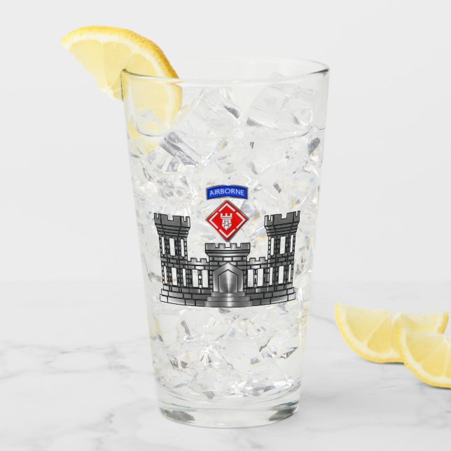 Copo De Pint Castelo de Chrome 20 Engenheiro Brigada-Avião (Gelo frontal)